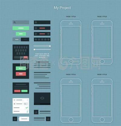 手機(jī)UI界面展示APP設(shè)計圖片